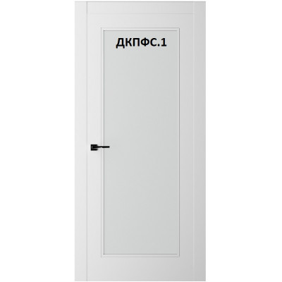 Дверь межкомнатная плоско-фрезерованная остеклённая с фурнитурой (1900, 2000, 2100х900) мм