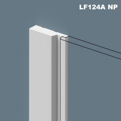 LF124A NP белый финишный молдинг