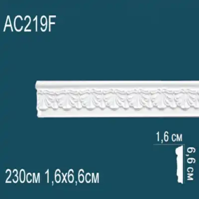 Молдинг бордюр с рисунком AC219F 66x16