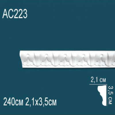 Молдинг бордюр с рисунком AC223 35x21