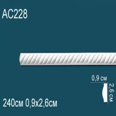 Молдинг бордюр с рисунком AC228 26x9