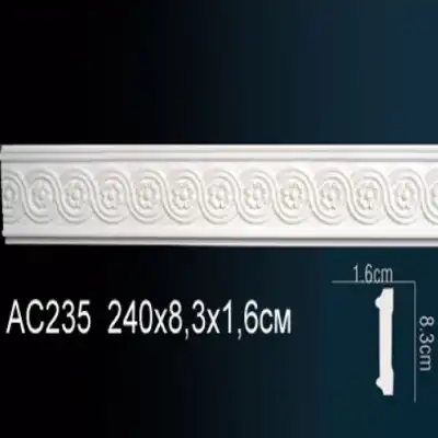 Молдинг бордюр с рисунком AC235 83х16