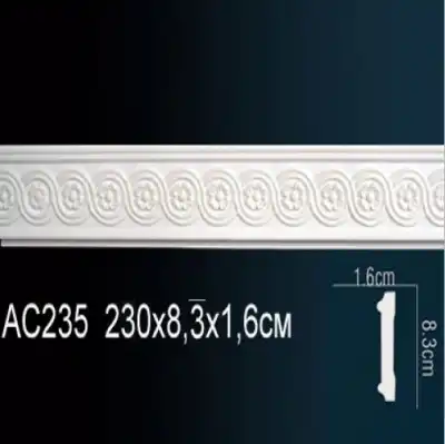Молдинг бордюр с рисунком AC235F 83x16