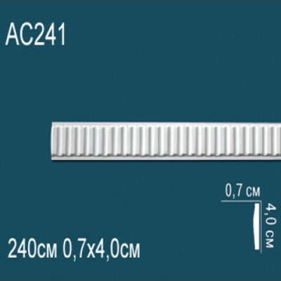 Молдинг бордюр с рисунком AC241 40x7