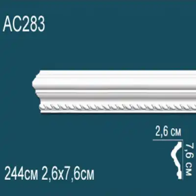 Молдинг бордюр с рисунком AC283 76x26