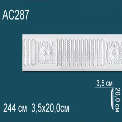 Молдинг бордюр с рисунком AC287 200x35