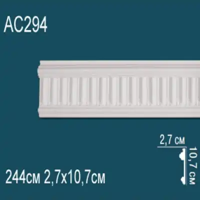 Молдинг бордюр с рисунком AC294 107x27