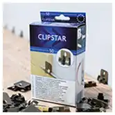 Крепления к шпонированному плинтусу CLIPSTAR NEW - 50шт/уп