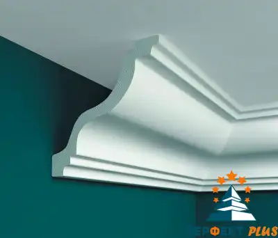 Карниз потолочный гладкий P03 112x114