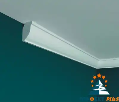 Карниз потолочный гладкий P09 21x14