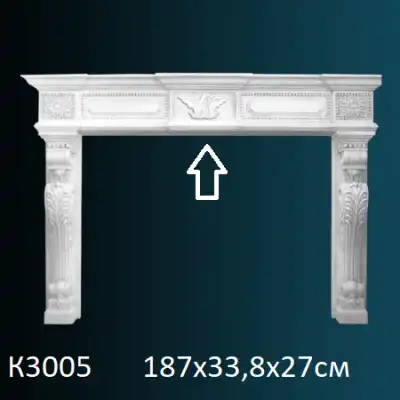 Элемент портала камина К3005 338х1870