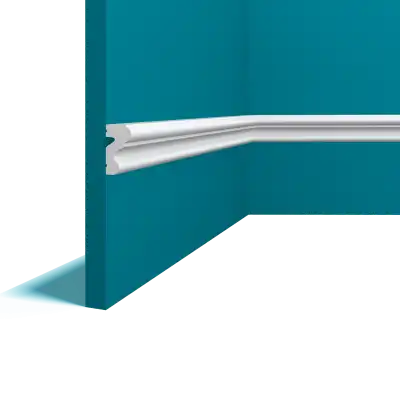 Молдинг бордюр гладкий P76 35х20