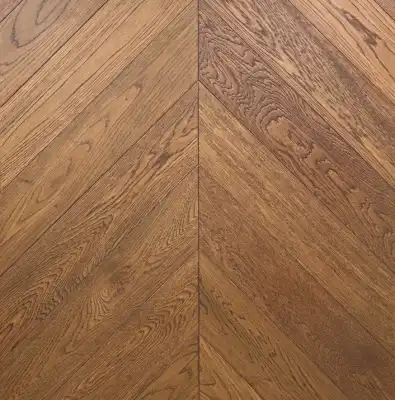Французская ёлка LOUVRE Дуб Havana Brown 585х125х15
