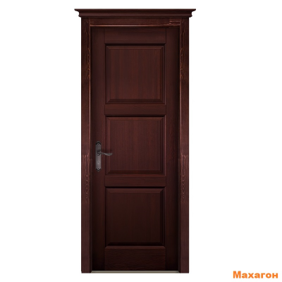 Дверь дубовая ПВДГ Турин (2000х600, 700) мм махагон, венге, античный орех, белый, вайт, слоновая кость, скай, грей, крем