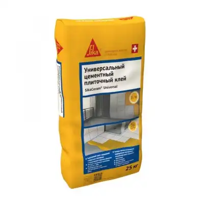 SikaCeram® Universal 25 кг для укладки плитки размером до 60х60 см