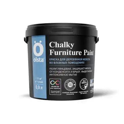 CHALKY FURNITURE PAINT (база С) 0.9 л для мебели