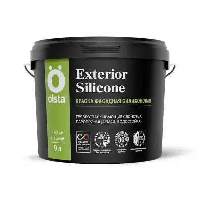 EXTERIOR SILICONE (база А) 9 л силиконовая фасадная