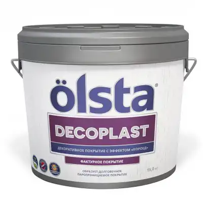 DECOPLAST 10 л  с эффектом "короед"