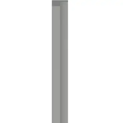 Планка левая LINERIO L-LINE GRAY 2650х61х21