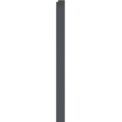 Планка правая LINERIO L-LINE ANTHRACITE 2650х32х21