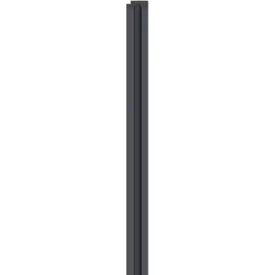 Планка правая LINERIO S-LINE ANTHRACITE 2650х35х12