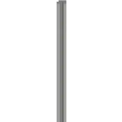 Планка правая LINERIO S-LINE GREY 2650х35х12