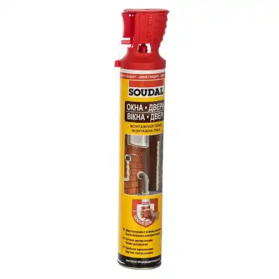Soudal Монтажная пена окна двери GENIUS GUN 750мл
