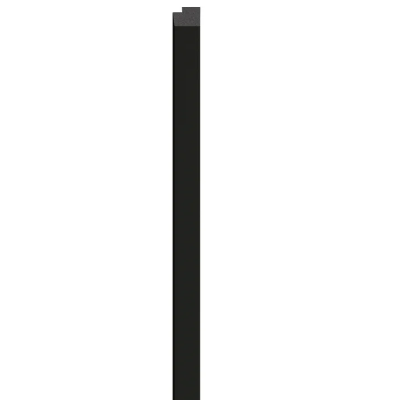 Планка левая LINERIO M PLUS LINE BLACK 2650х42х21
