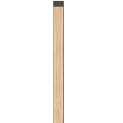 Планка U-TRIM LINERIO S/M LINE NATURAL BLACK