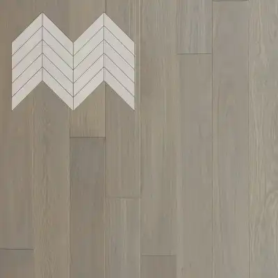 Дуб Рустик Concrete лак 600х110х14/3 мм французская ёлочка