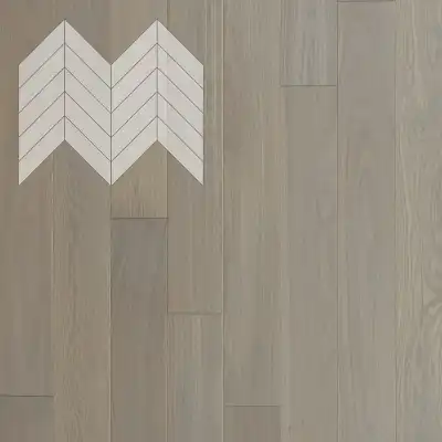 Дуб Натур Concrete лак 600х125х14/3 мм французская ёлочка