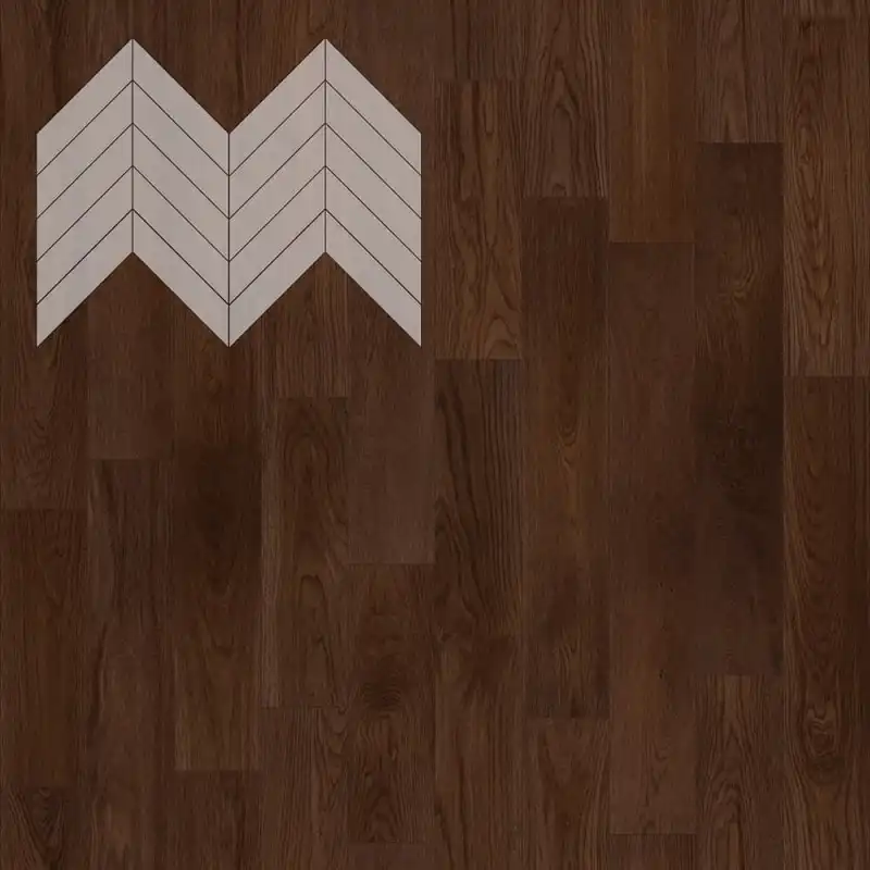 Дуб Селект Бронза лак 600х110х14/3 мм французская ёлочка