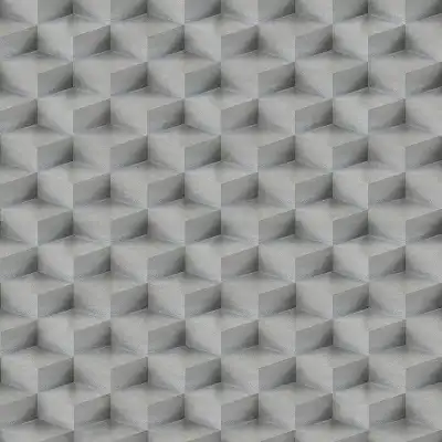 20018T Мотив кубы 3D серебро