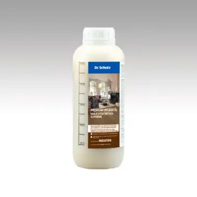 Масло натуральное с воском БЕЛОЕ Dr.Schutz - Premium care oil WHITE - 1,0 л