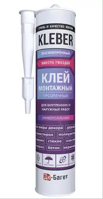 Клей монтажный прозрачный KLEBER 300 мл