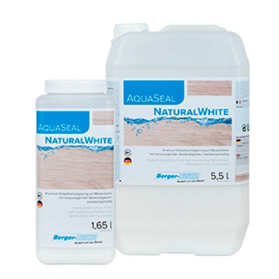 2-х компонентный полиуретановый для паркета «Berger Aqua-Seal 2KPU NaturalWhite» 5.5л