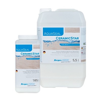двухкомпонентный полиуретановый на водной основе «Berger Aqua-Seal CeramicStar» 5.5л