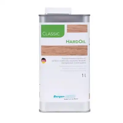 с твердым воском «Berger Classic Hard Oil Extra» 1л