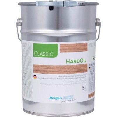 с твердым воском «Berger Classic Hard Oil Extra» 5л