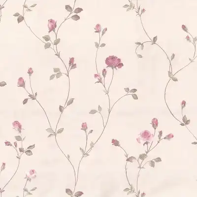 80673 розовая роза на кремовом фоне