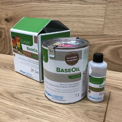 цветное двухкомпонентное для дерева "Berger BaseOil Color 2K" 1.1л