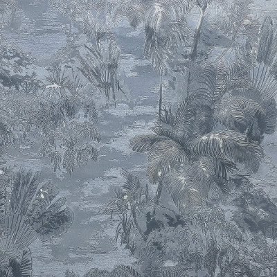 MS10401 уни пальмы синие