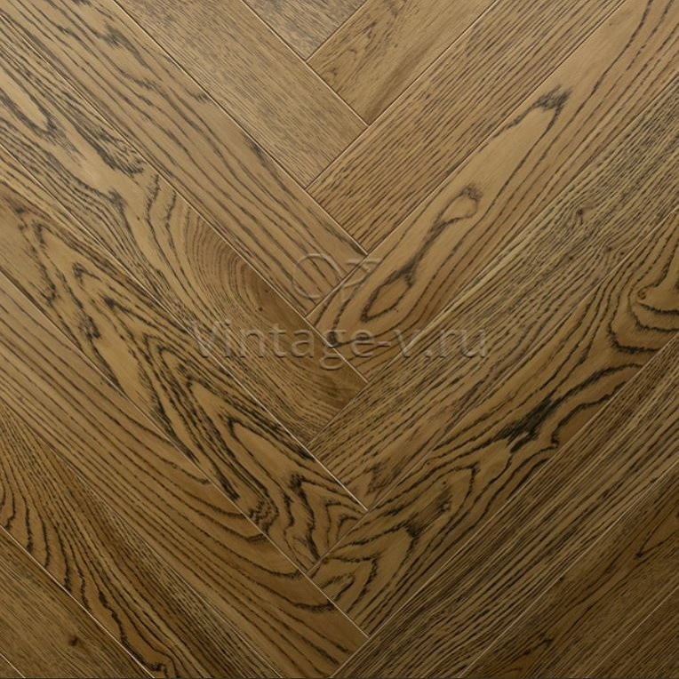 Английская ёлочка Дуб Брайт 500/600х127х12