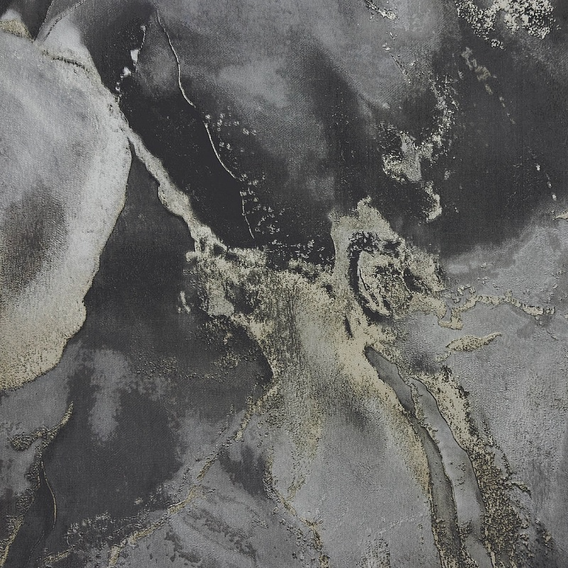 MK55504 мотив крупный мрамор темно серый с золотом