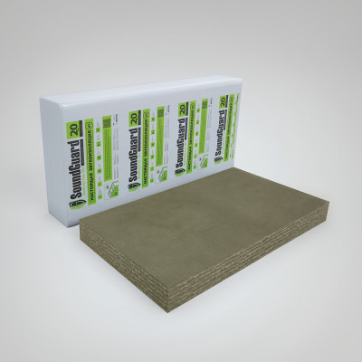 Плита звукопоглощающая SoundGuard ЭкоАкустик 80 / 20мм 