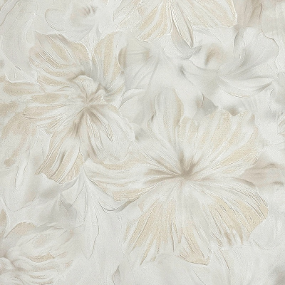 MK64304 мотив крупные цветы светло бежевые