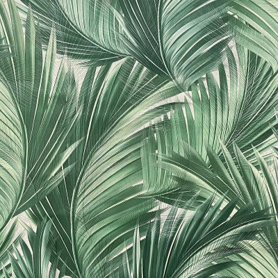 HK66051 мотив листья зеленые