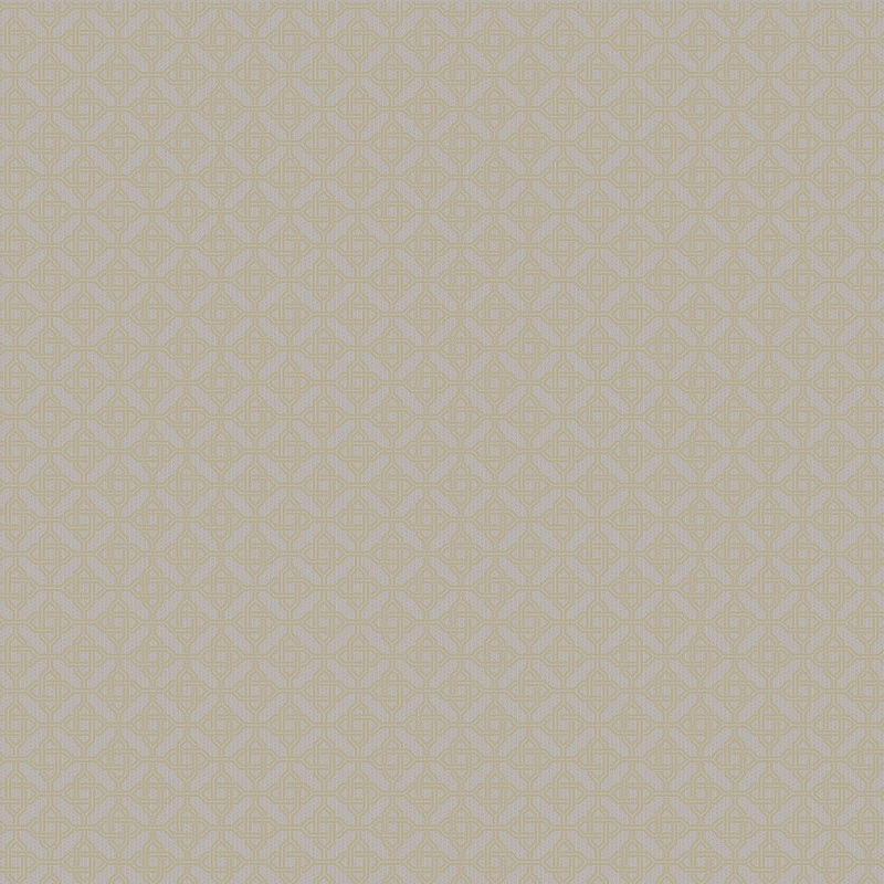 WG0405 мотив орнамент золото на серебристой рогожке