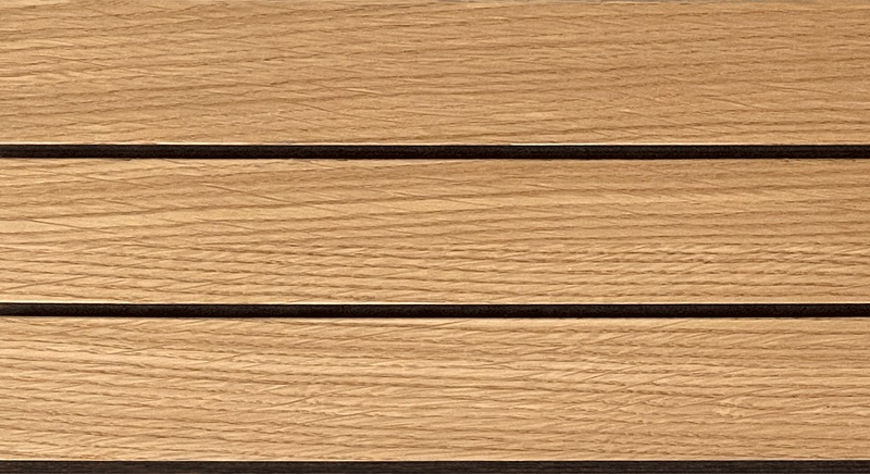 шпонированная "FD" 125*10*2750 мм, 3-полосная, орех.