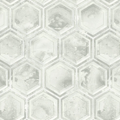ER1403 мотив гексагоны серые